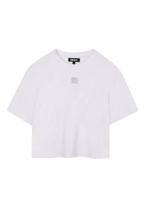 T-shirt con logo DKNY KIDS | D6241110P